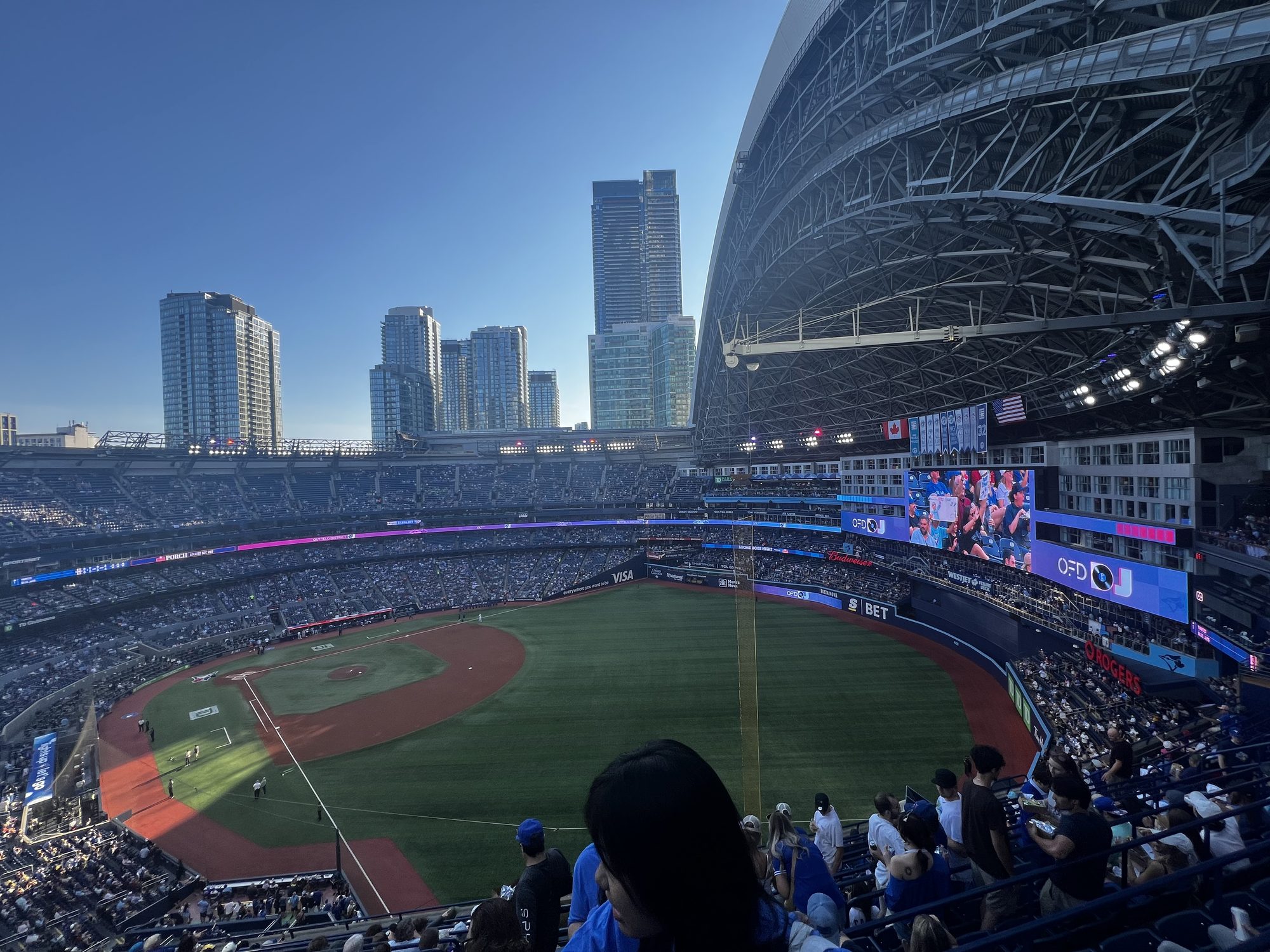 Blue Jays game at Rogers Centre during a DEEP outing