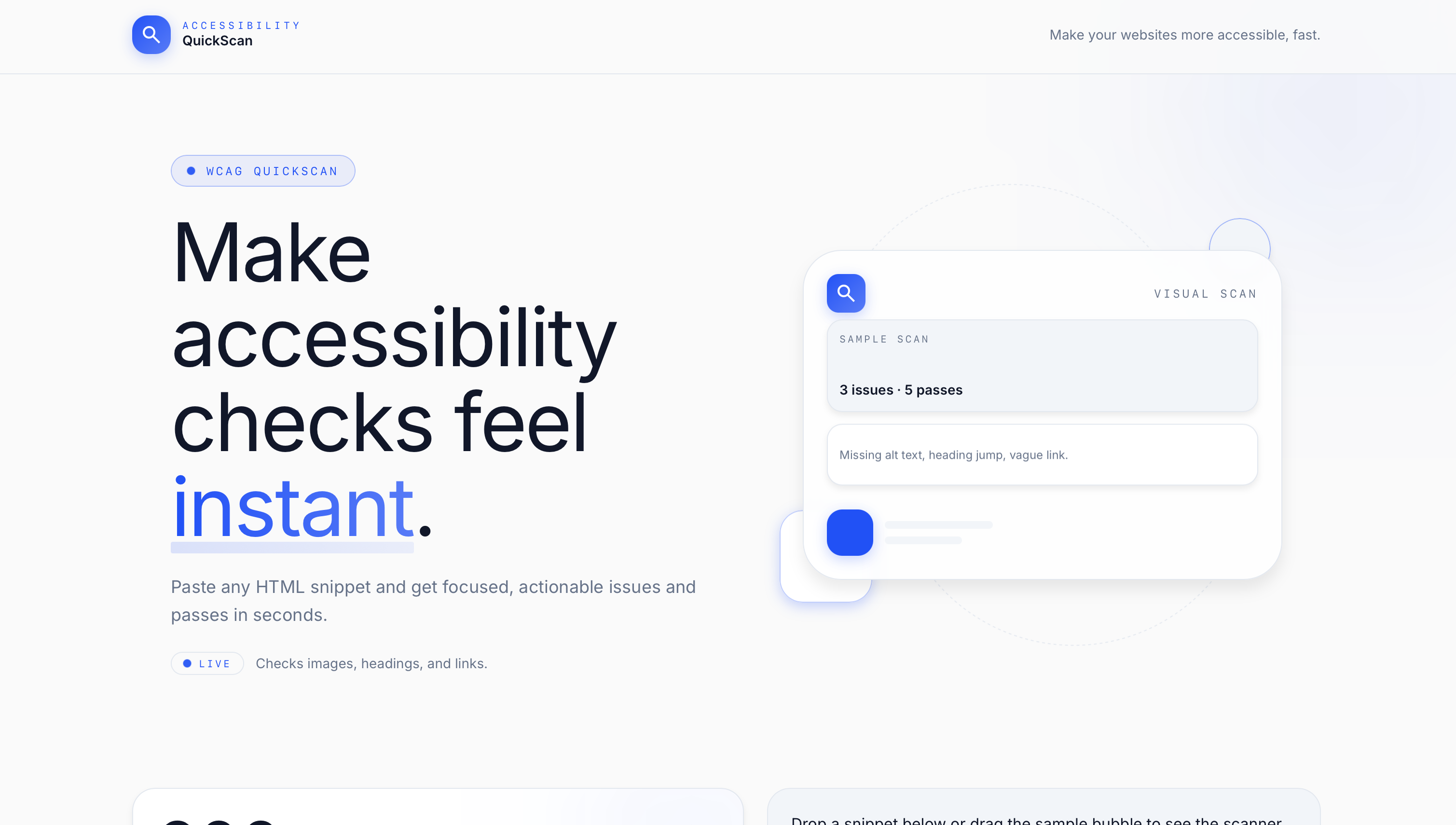 Accessibility QuickScan