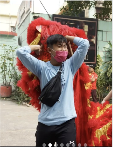 Lion dance
